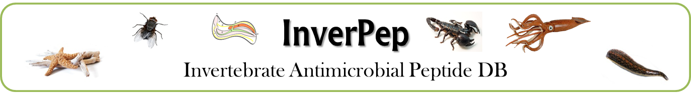 InverPep - Invertebrate Antimicrobial Peptide DB